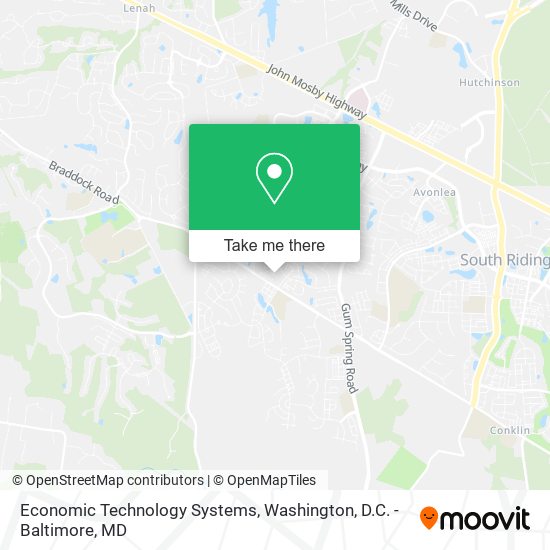 Economic Technology Systems map