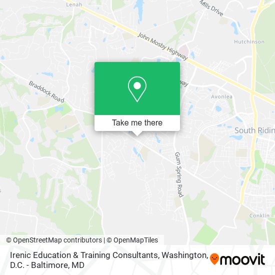 Mapa de Irenic Education & Training Consultants