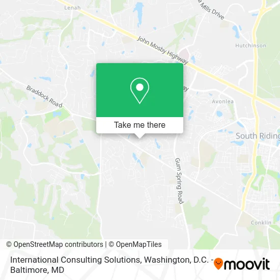 International Consulting Solutions map