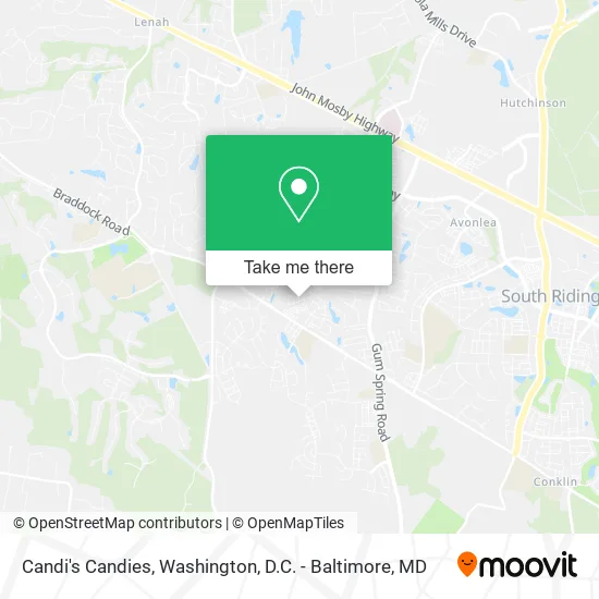 Mapa de Candi's Candies