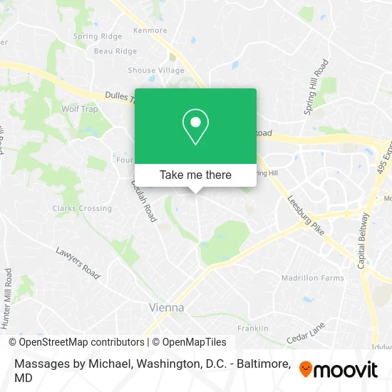 Massages by Michael map