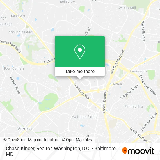 Mapa de Chase Kincer, Realtor