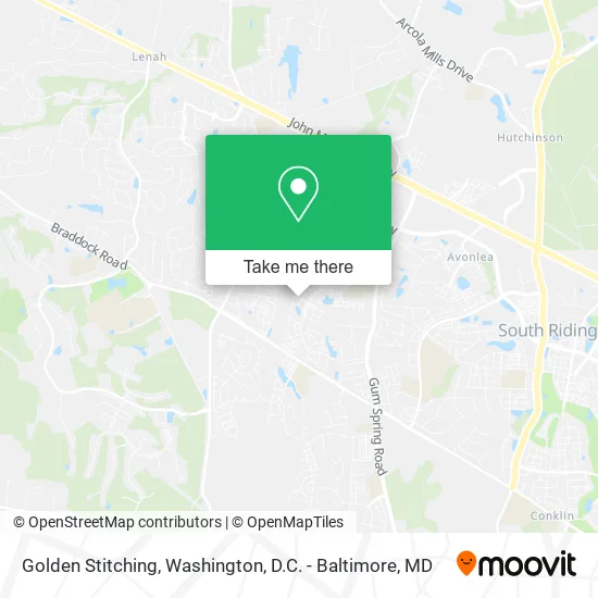 Golden Stitching map