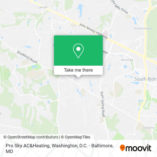 Pro Sky AC&Heating map