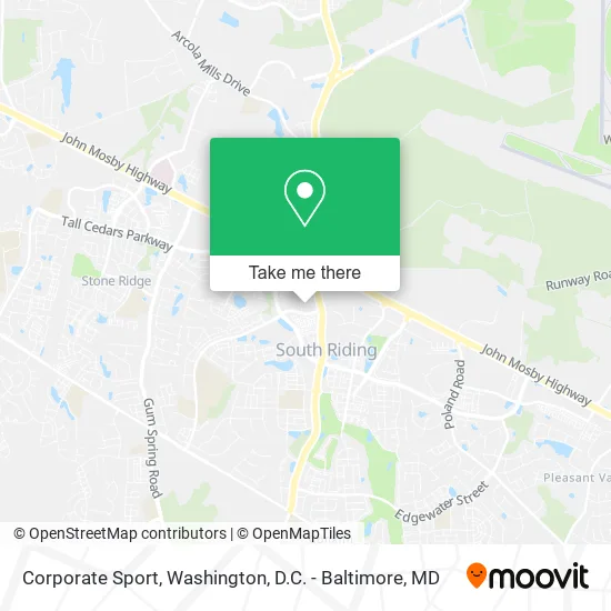 Corporate Sport map