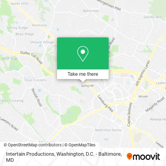 Intertain Productions map