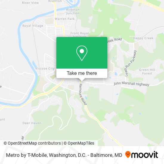 Mapa de Metro by T-Mobile