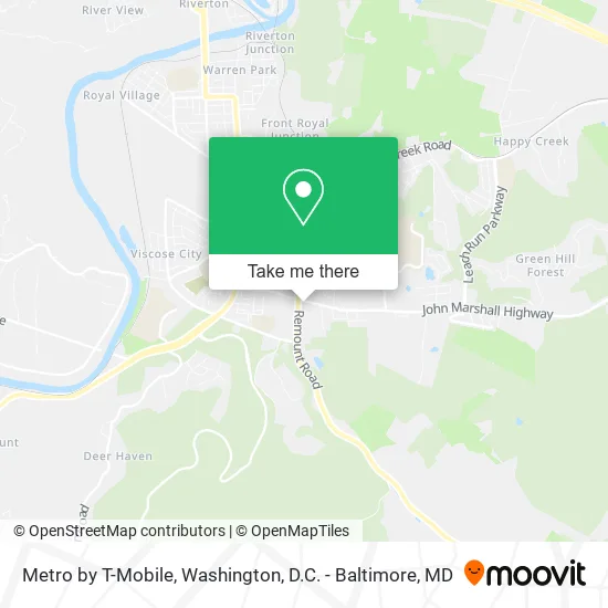 Metro by T-Mobile map