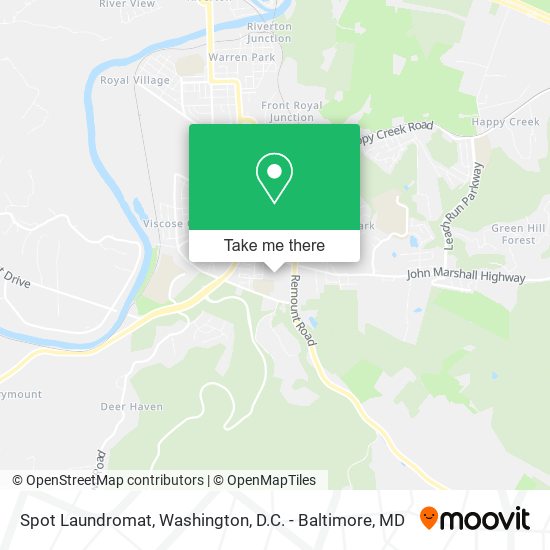 Mapa de Spot Laundromat