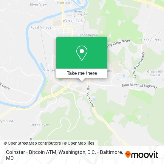 Coinstar - Bitcoin ATM map