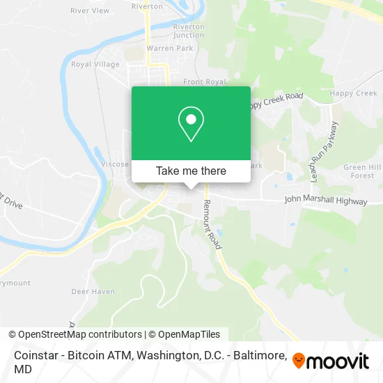 Coinstar - Bitcoin ATM map