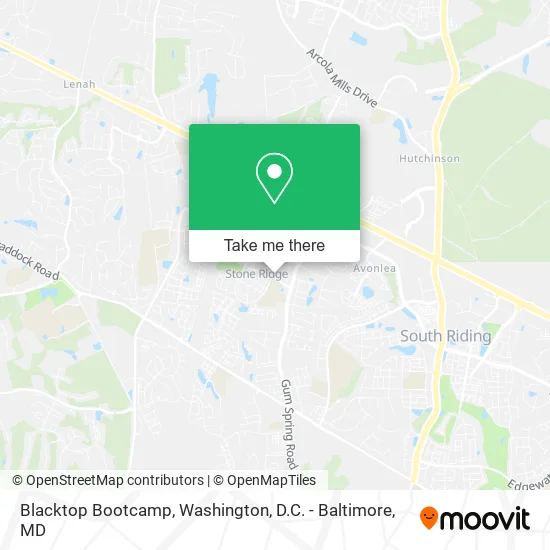 Mapa de Blacktop Bootcamp