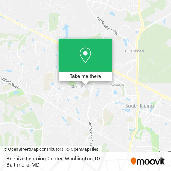 Mapa de Beehive Learning Center