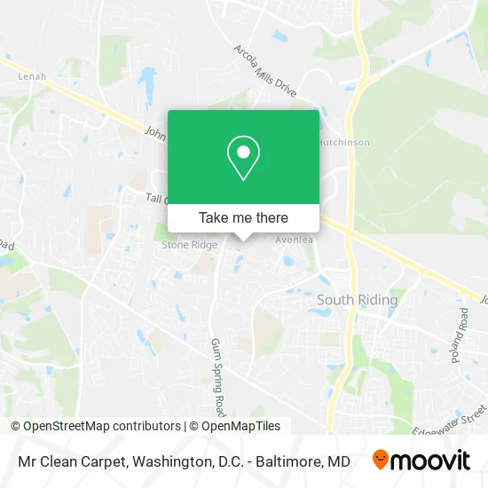 Mapa de Mr Clean Carpet