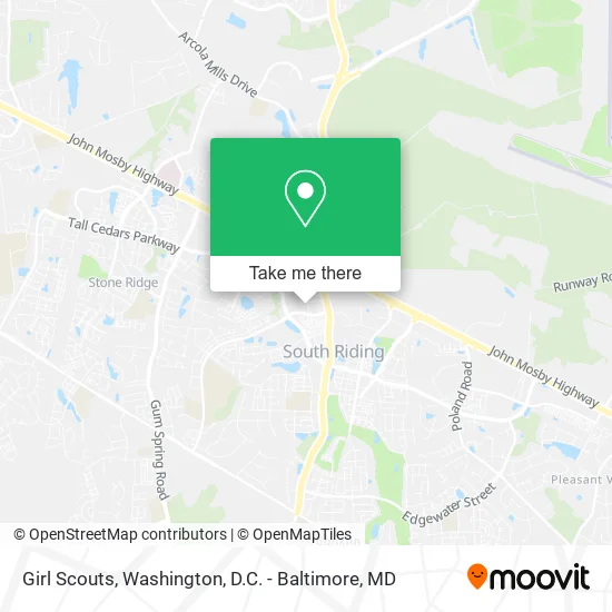 Mapa de Girl Scouts