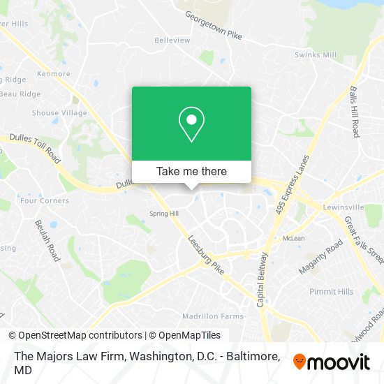 Mapa de The Majors Law Firm
