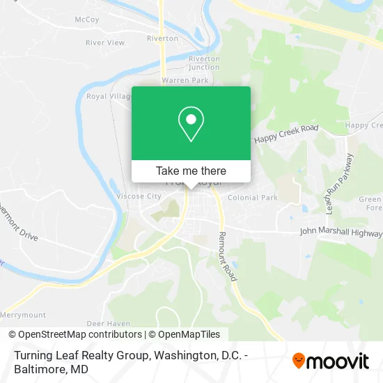 Turning Leaf Realty Group map