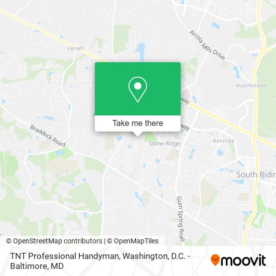 TNT Professional Handyman map