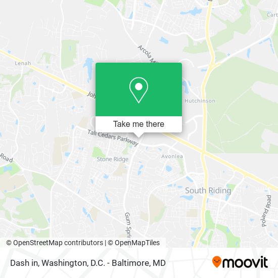 Dash in map