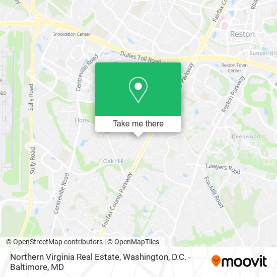 Northern Virginia Real Estate map