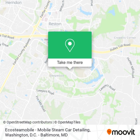 Mapa de Ecosteamobile - Mobile Steam Car Detailing