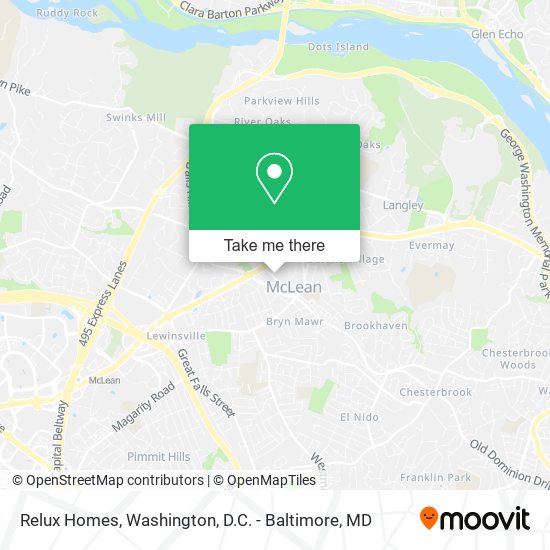 Relux Homes map