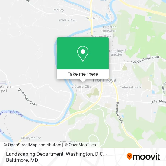 Landscaping Department map