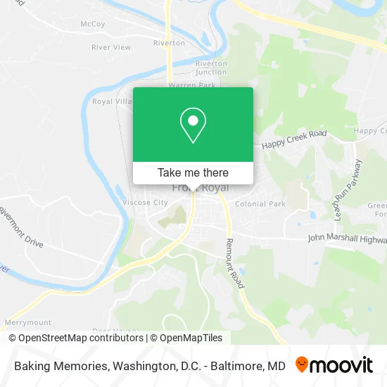 Baking Memories map