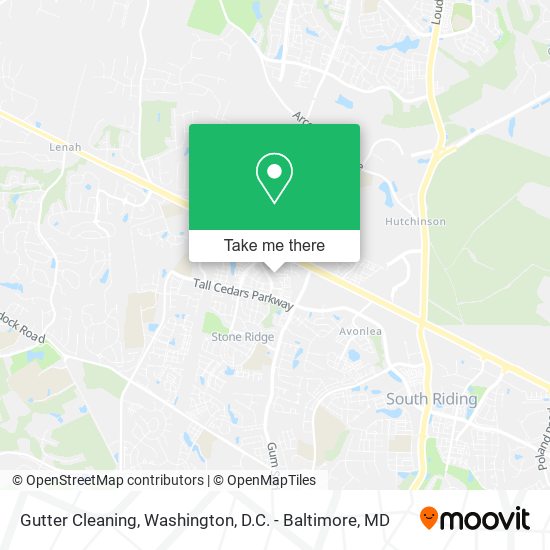 Gutter Cleaning map