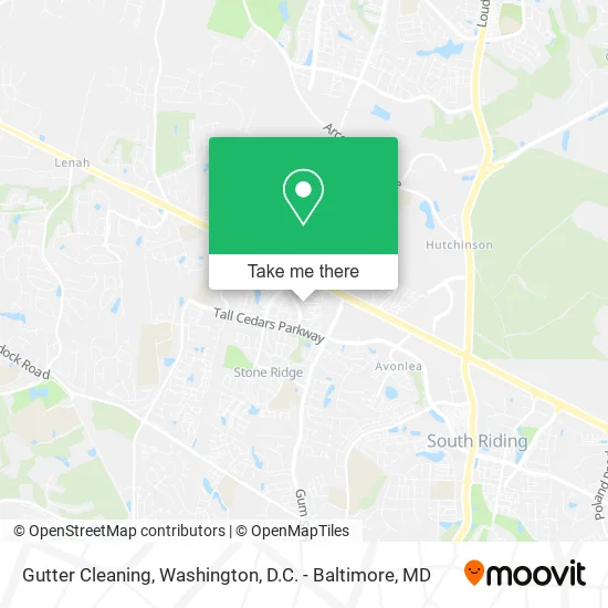 Gutter Cleaning map