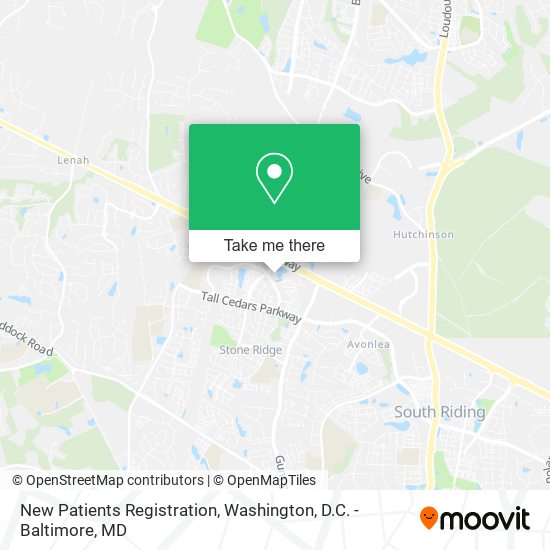 New Patients Registration map