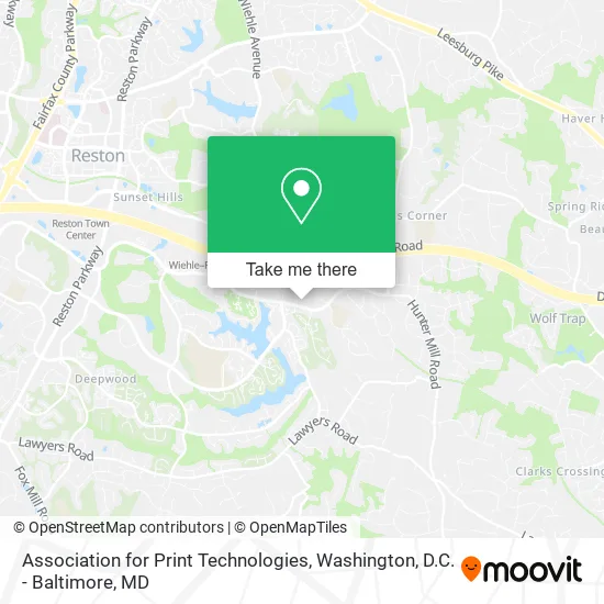 Mapa de Association for Print Technologies
