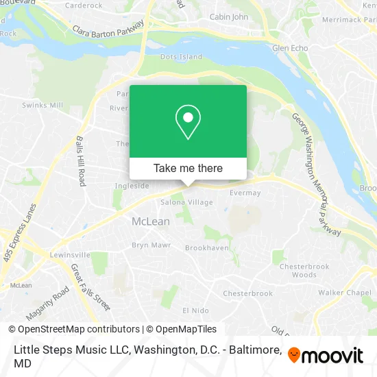 Little Steps Music LLC map