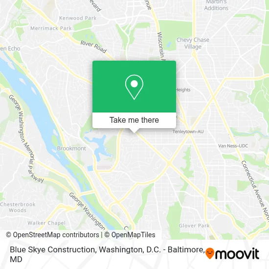 Blue Skye Construction map