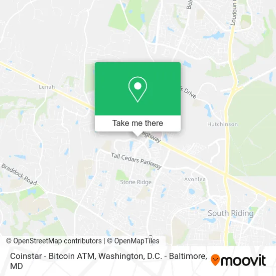 Coinstar - Bitcoin ATM map