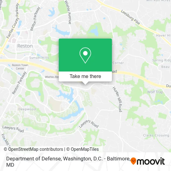 Department of Defense map