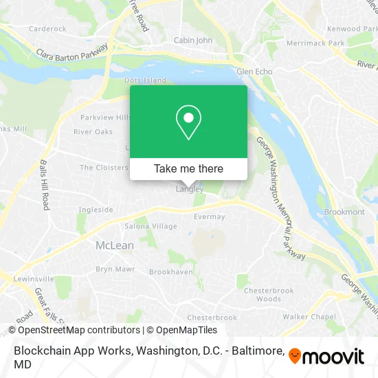 Blockchain App Works map