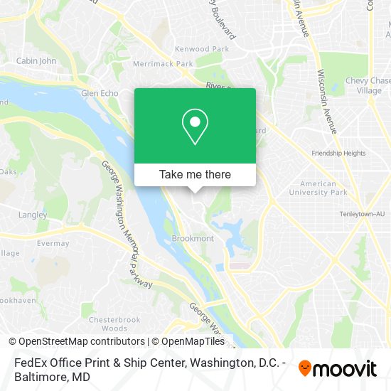 FedEx Office Print & Ship Center map