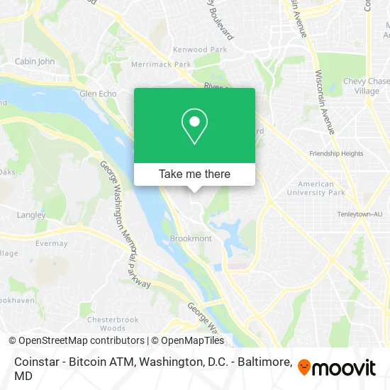 Mapa de Coinstar - Bitcoin ATM