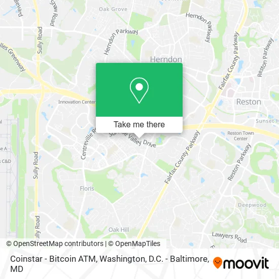 Coinstar - Bitcoin ATM map