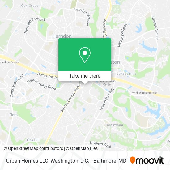 Mapa de Urban Homes LLC