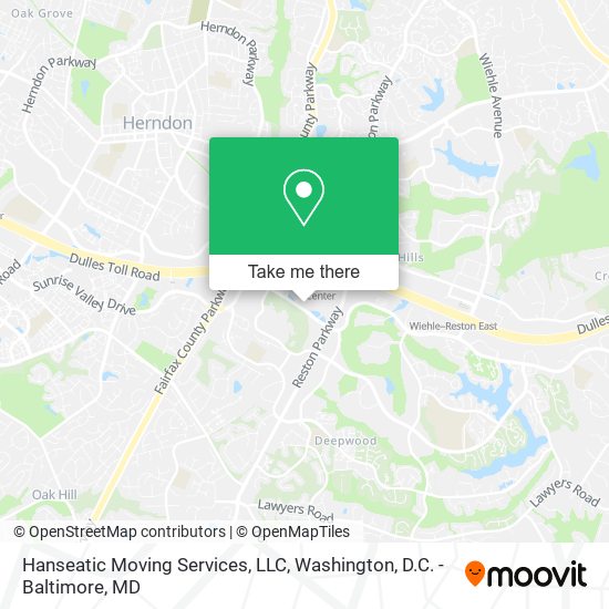 Hanseatic Moving Services, LLC map