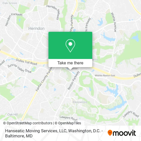 Hanseatic Moving Services, LLC map