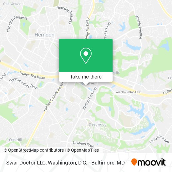 Mapa de Swar Doctor LLC