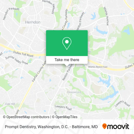 Prompt Dentistry map