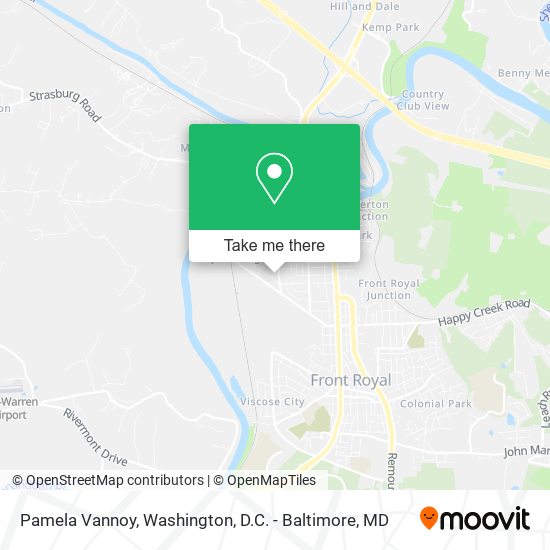 Pamela Vannoy map