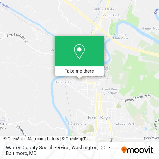 Mapa de Warren County Social Service