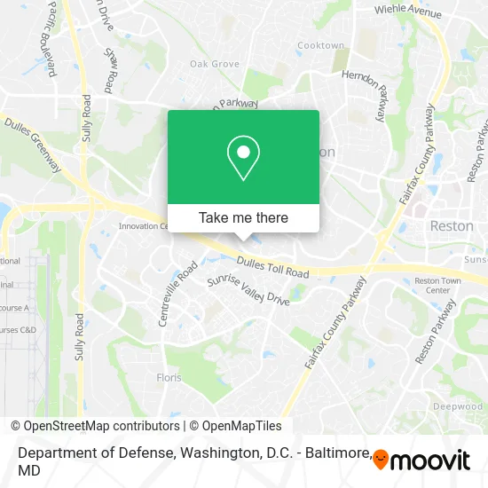 Department of Defense map