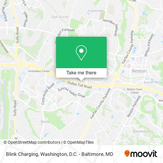 Blink Charging map
