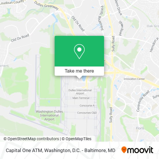 Mapa de Capital One ATM